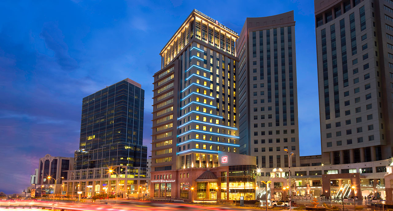 Millennium Plaza Doha Hotel Al Sadd Night Exterior